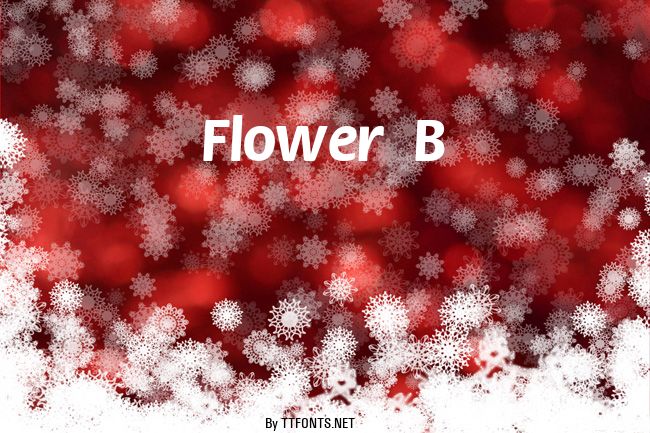 Flower B example